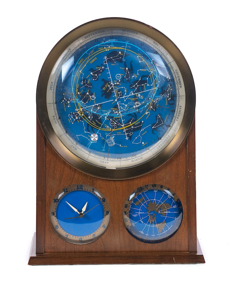 Appraisal: Edmund Scientific Co Spilhaus Space Clock Does not run needs