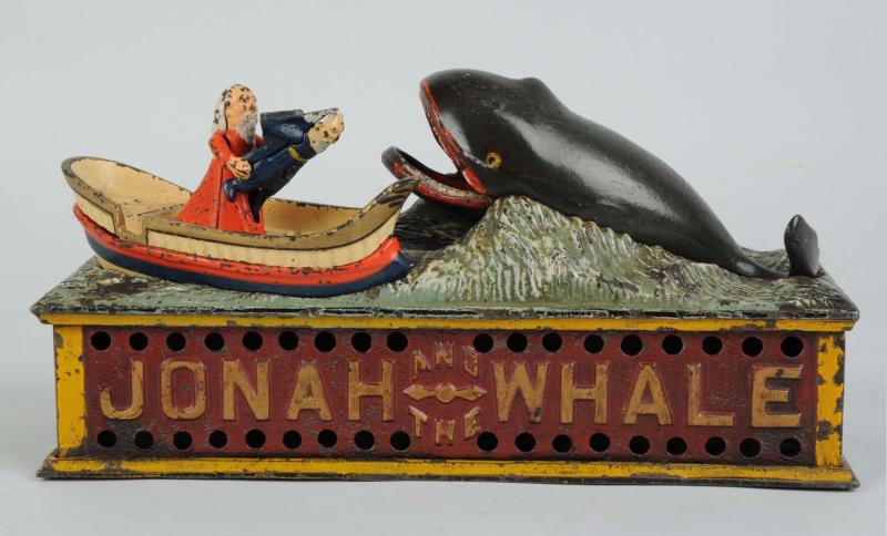 Appraisal: Jonah The Whale Mechanical Bank Manufactured by Shepard Hardware Co