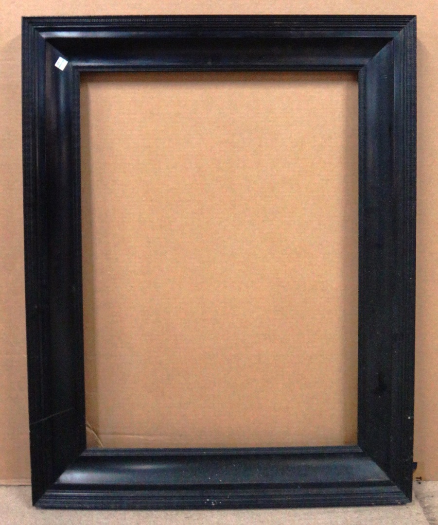 Appraisal: A th century Dutch style ebonised frame the aperture cm