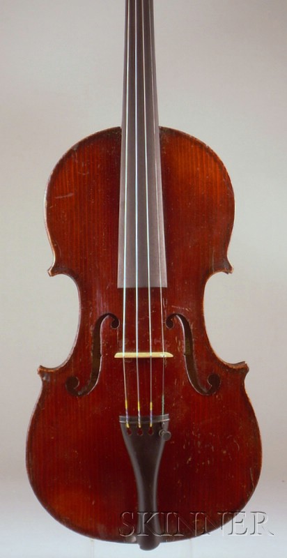 Appraisal: French Violin JTL c labeled MEDIO FINO MADE IN FRANCE