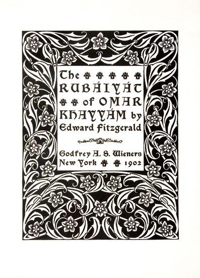 Appraisal: RUBAIYAT The Rubaiyat of Omar Khayyam New York Godfrey A