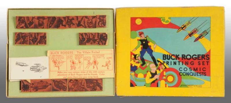 Appraisal: Lot of Buck Rogers Printing Set Mr Ree Game Description