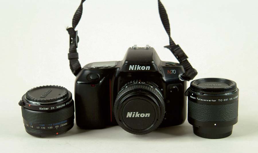 Appraisal: CAMERA NIKON N CAMERA OUTFIT Body with a mm lens