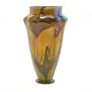 Appraisal: Tiffany Studios Favrile Glass Vase Tiffany Studios Favrile Glass Vase