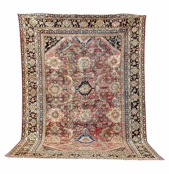 Appraisal: Semi-Antique Persian Mahal carpet circa ' '' x ' ''