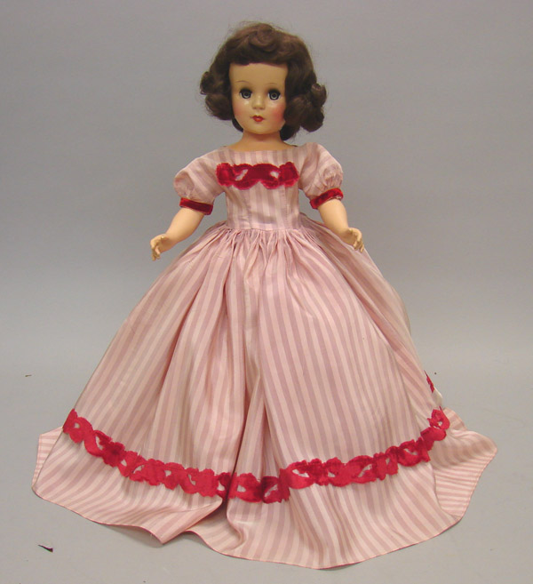 Appraisal: Unmarked HP Nancy Ann Style Show doll Blue sleep eyes