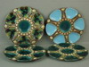 Appraisal: OYSTER PLATES - SET OF FOUR ENGLISH MAJOLICA MINTON OYSTER