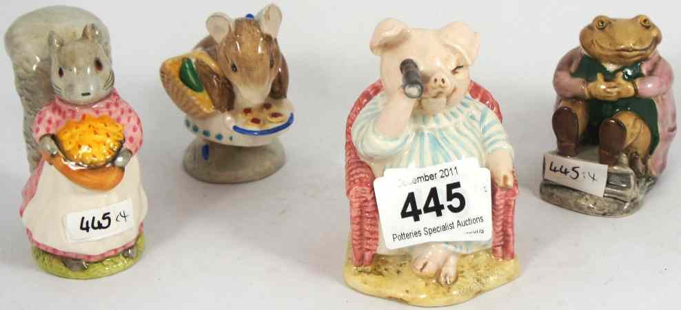 Appraisal: Beswick Beatrix Potter Figures Apply Dapply Mr Jackson Goody Tiptoes