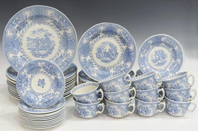 Appraisal: lot of Mottahedeh dinner service in the Texian Campaigne pattern