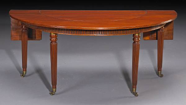 Appraisal: A Regency mahogany hunt table first quarter th century The