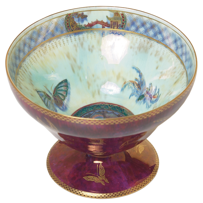 Appraisal: Wedgewood Fairyland bowl footed form decorated with Asian inspired scenes