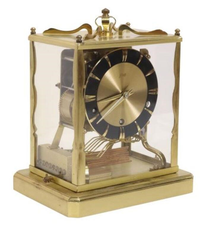 Appraisal: GERMAN SCHATZ SOHNE TRIPLE CHIME MANTEL CLOCKGerman chiming mantel clock