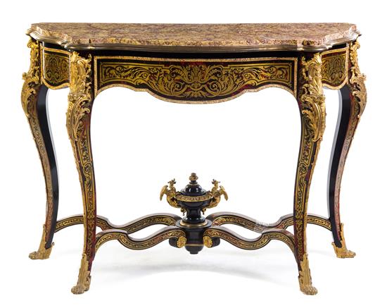 Appraisal: Sale Lot A Napoleon III Gilt Bronze Mounted Boulle Marquetry