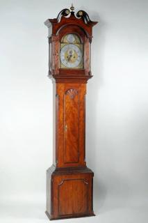 Appraisal: NJ Tall Case Clock Isaac Brokaw New Jersey tall case