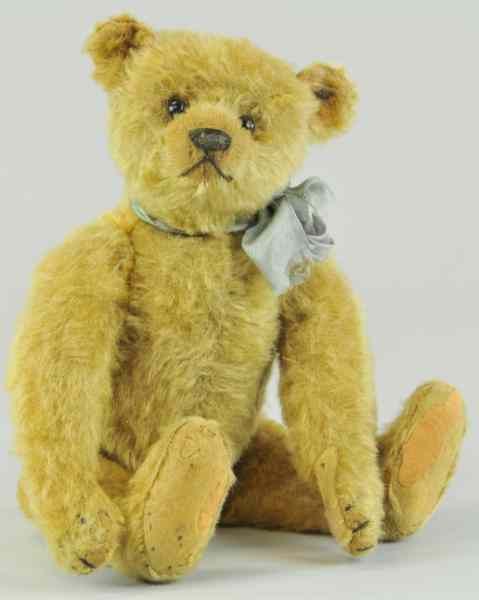 Appraisal: STEIFF TEDDY BEAR WITH BUTTON Early version jointed bear with