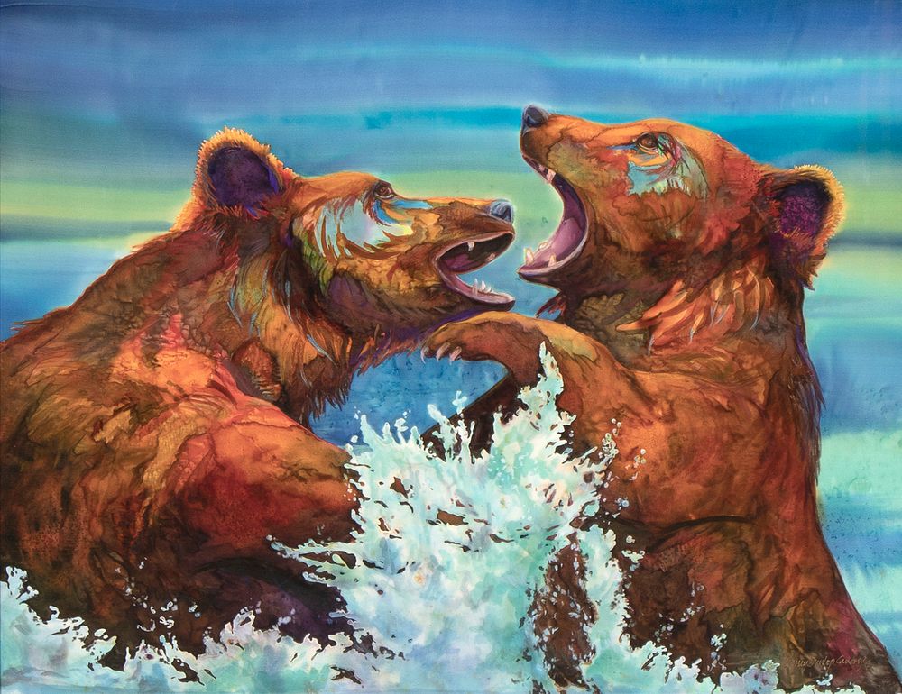 Appraisal: Nancy Dunlop Cawdrey Bathing Buddies Nancy Dunlop Cawdrey b Bathing