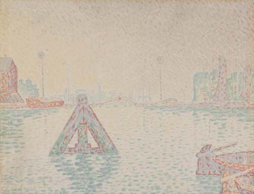 Appraisal: PAUL SIGNAC En Hollande--La Balise Color lithograph on China paper