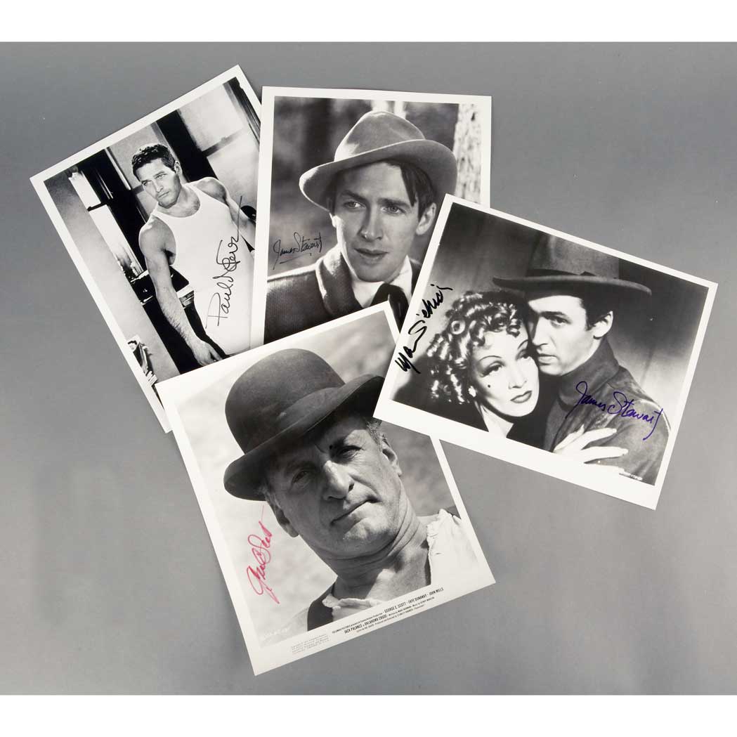 Appraisal: NEWMAN PAUL HENRY FONDA JAMES STEWART AND GEORGE C SCOTT