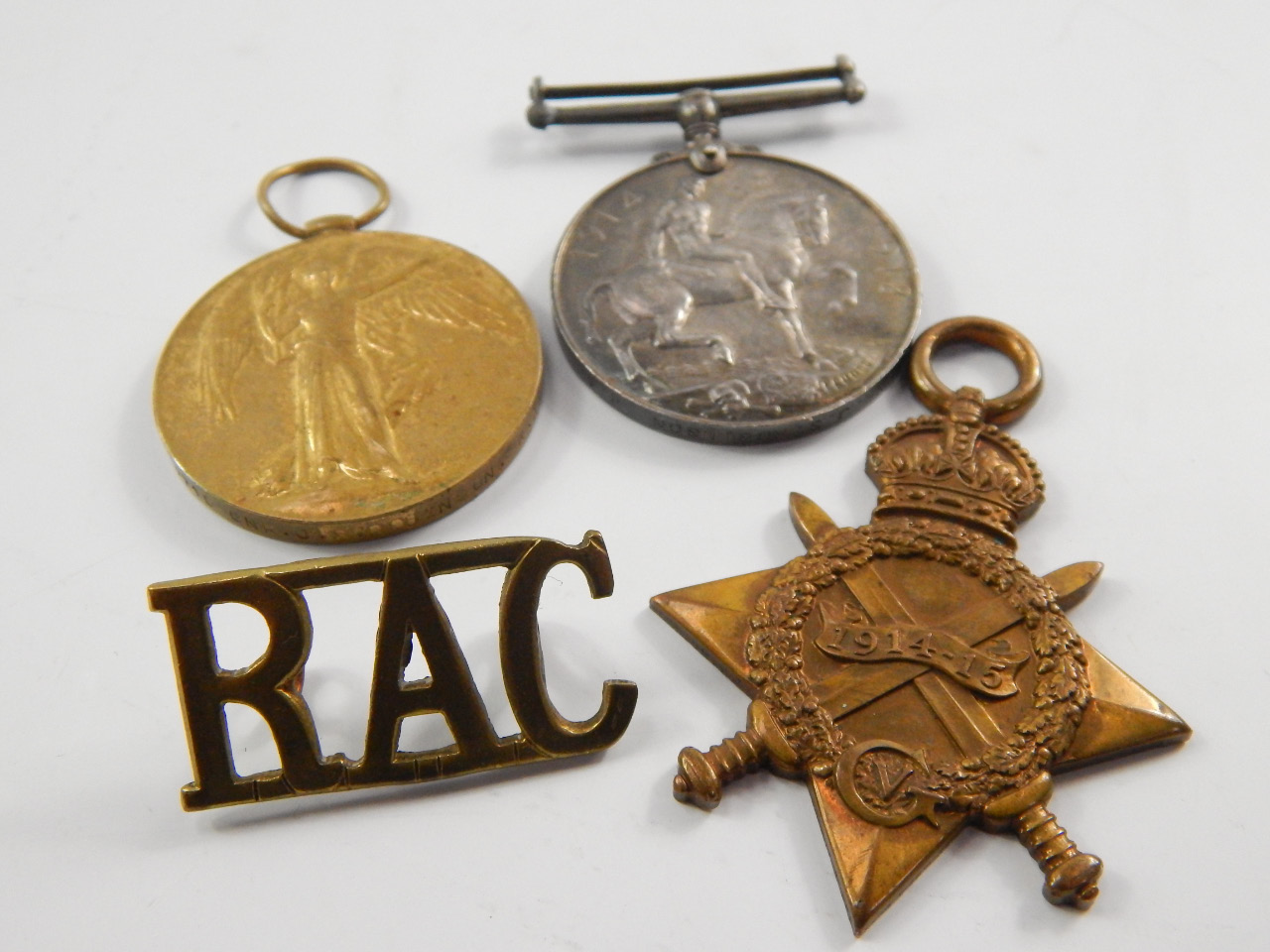 Appraisal: A Great War medal trio to Gnr J S Robinson