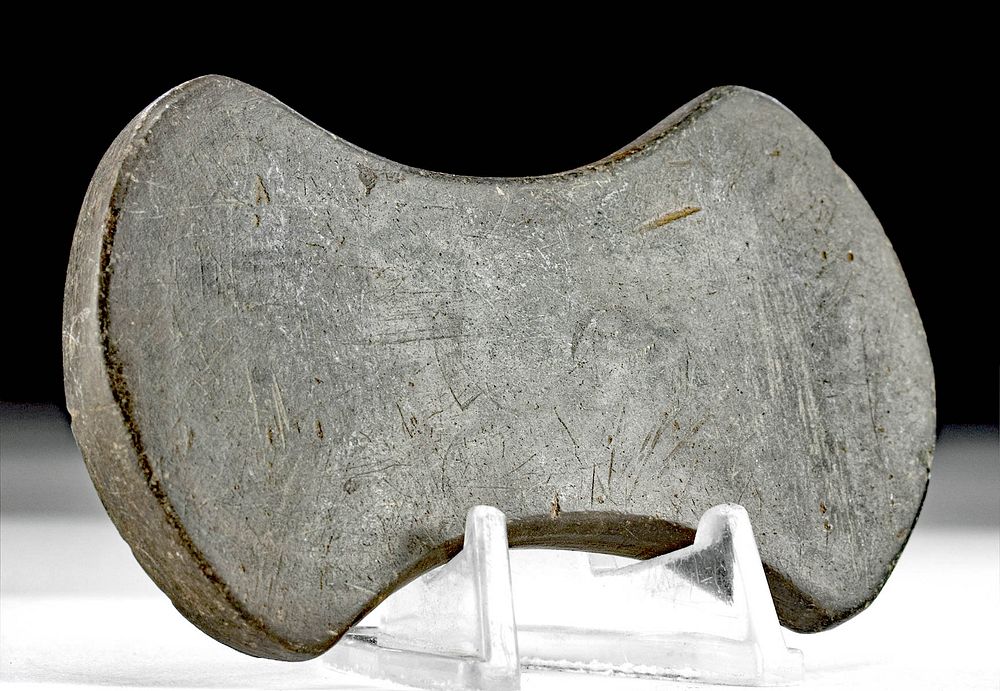 Appraisal: Native American Eastern Woodland Archaic Bannerstone First Time At Auction