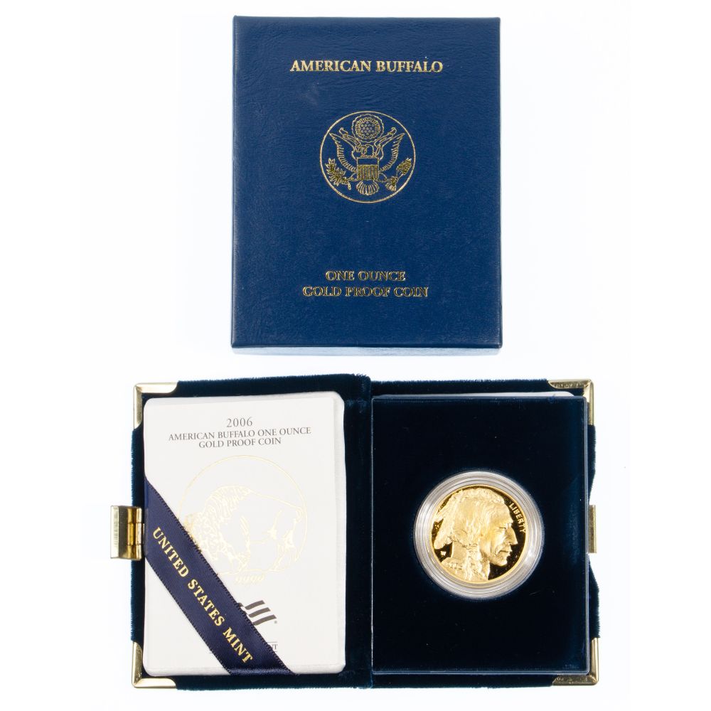 Appraisal: -W BUFFALO GOLD PROOF COINIn acrylic capsule having presentation box