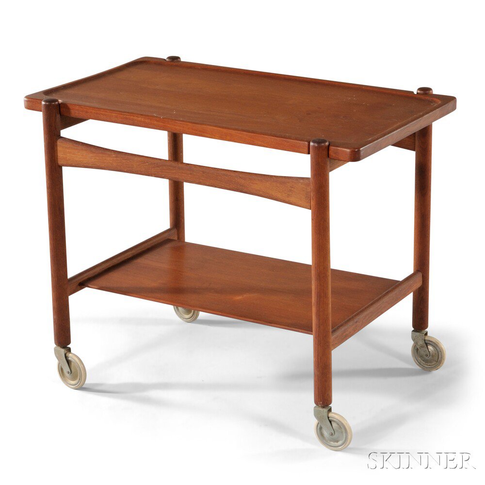 Appraisal: Hans Wegner for Andreas Tuck Cart Teak Denmark mid- th