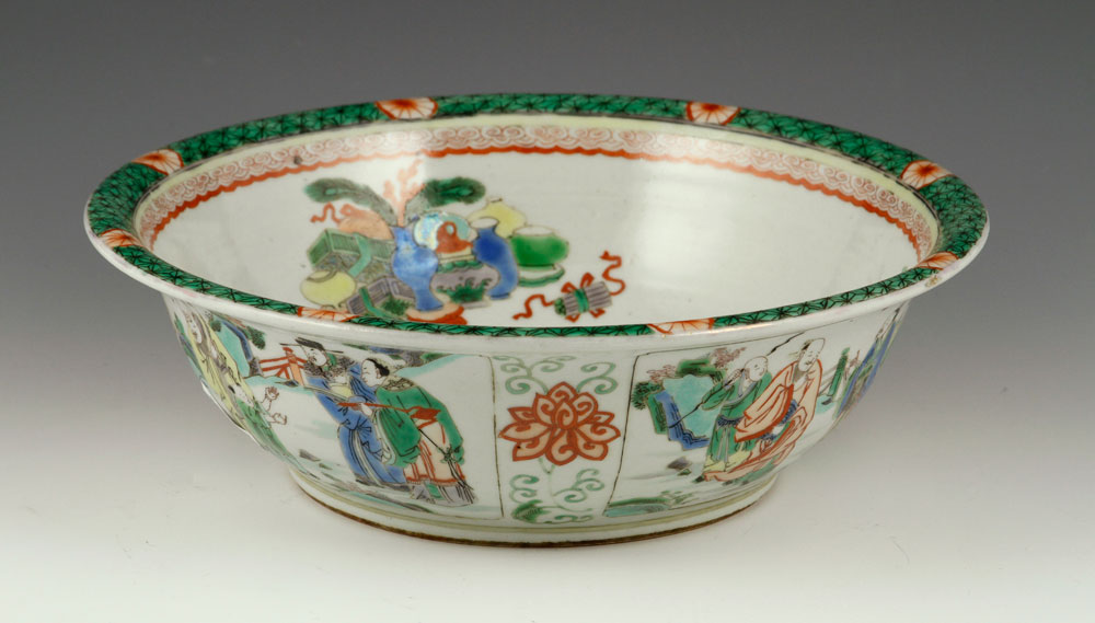 Appraisal: - th C Chinese Famille Verte Bowl th century Chinese