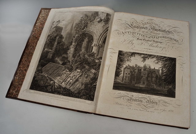 Appraisal: SKELTON'S Engraved Illustrations of The Principal Antiquities of Oxfordshire from