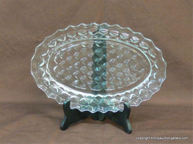 Appraisal: American Fostoria Oval Serving Platter - Pattern by Fostoria in