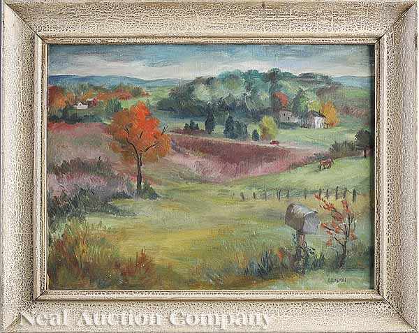 Appraisal: Kathleen Spencer Bruskin American North Carolina b The Hills and