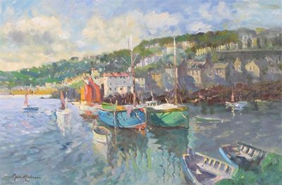 Appraisal: John Ambrose b Red Sails Pednova St Ives Signed also