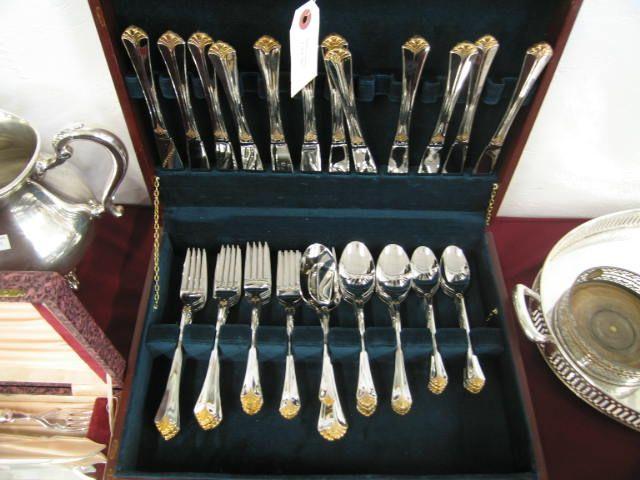 Appraisal: pc Towle Stainless Flatware Service for in chest