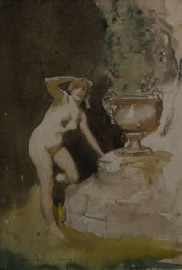 Appraisal: Norman Lindsay - Untitled watercolour signed 'NORMAN LINDSAY' lower left