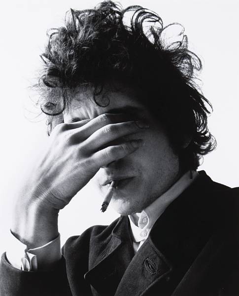 Appraisal: Jerry Schatzberg American born Bob Dylan Smoking Gelatin silver print