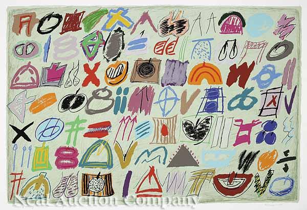 Appraisal: Ida Kohlmeyer American New Orleans - Tokens of Identity serigraph