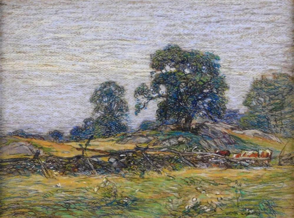 Appraisal: Walter Griffin American - The Oaks Old Lyme pastel on