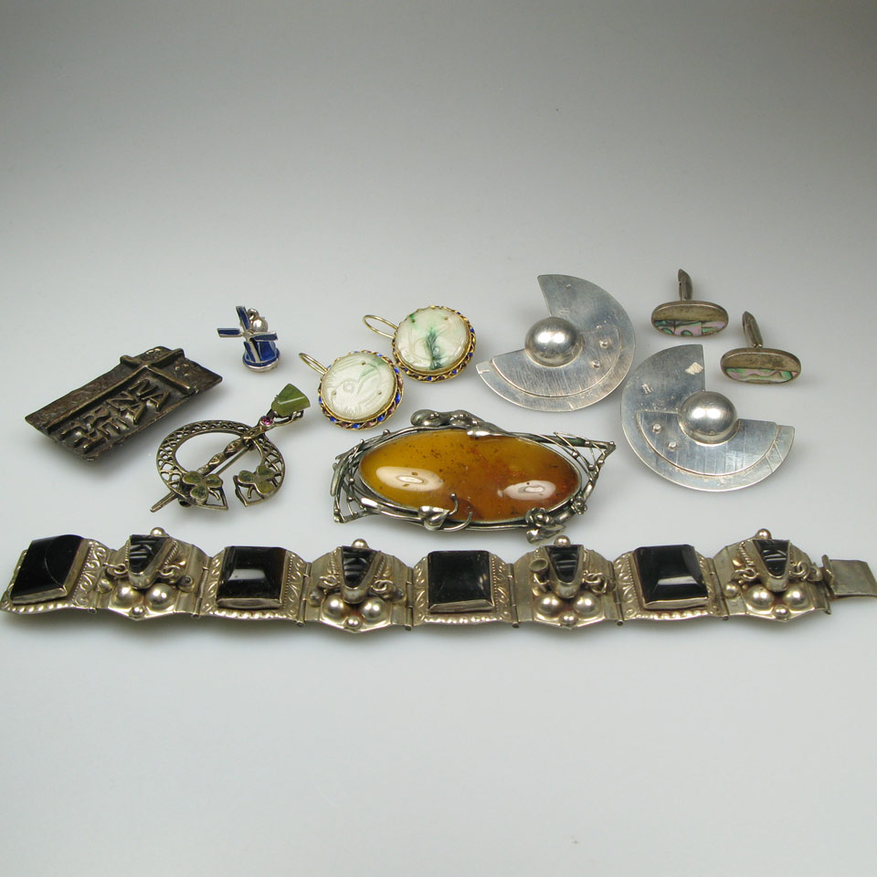 Appraisal: Small Quantity Of Silver Jewellery Etc