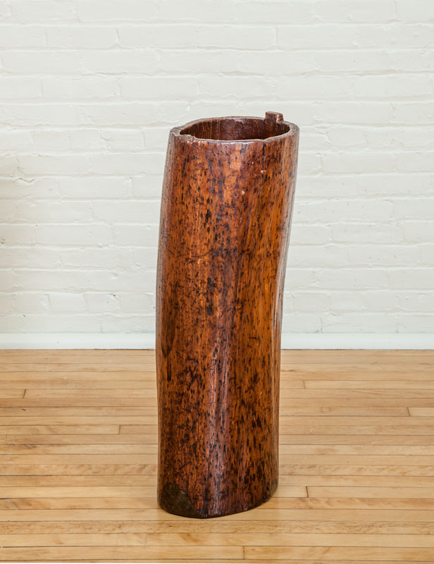 Appraisal: RUSTIC WOODEN VESSEL x x in The Collection of Alan