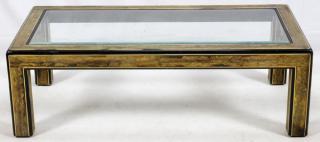 Appraisal: BERNHARD ROHNE FOR MASTERCRAFT COFFEE TABLE BERNHARD ROHNE GERMAN -