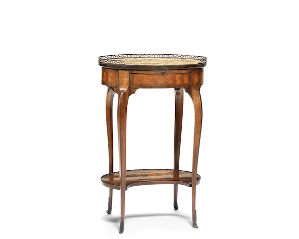 Appraisal: A French th century Louis XV Louis XVI Transition kingwood