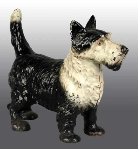 Appraisal: Cast Iron Standing Scottie Doorstop Description Hubley catalog number Rare