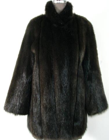 Appraisal: Natural Chestnut Long Hair Beaver jacket Size Length Retail Price