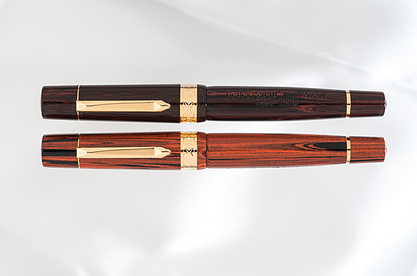 Appraisal: Bexley th Anniversary Limited Edition Chocolate and Orange Fountain Pens