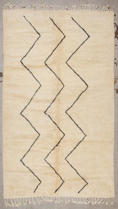 Appraisal: Modern Beni Ourain Rug ' '' x ' '' Modern