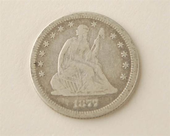 Appraisal: -CC Seated Liberty Quarter