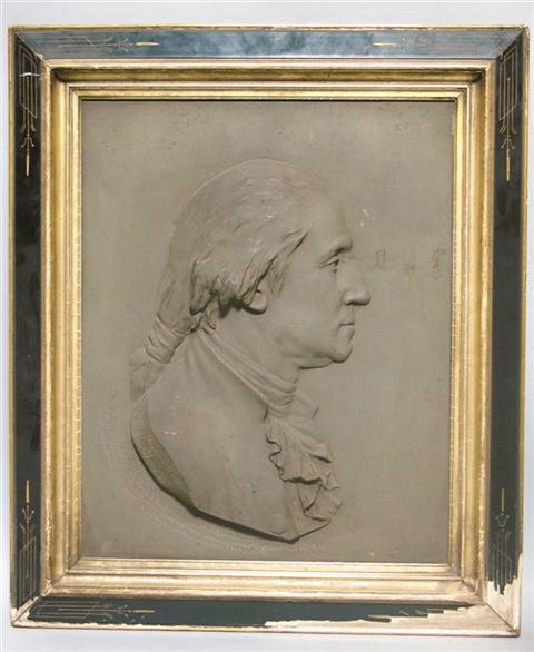 Appraisal: PORTRAIT RELIEF OF GEORGE WASHINGTON Charles Calverley American - the