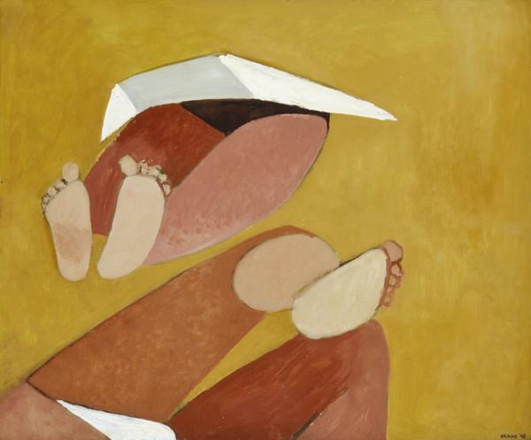 Appraisal: DOROTHY BRAUND - Legs oil on board DOROTHY BRAUND -