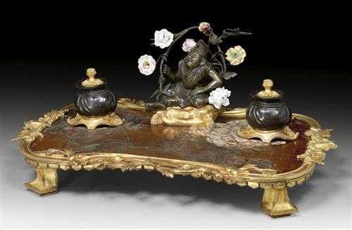 Appraisal: WRITING SET AU CHINOIS late Louis XV Paris th century