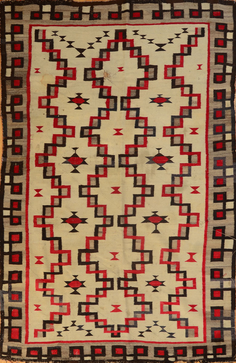 Appraisal: TWO SOUTHWEST INDIAN RUGS ft in x ft in and