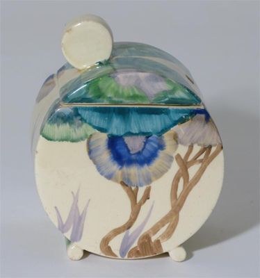 Appraisal: Viscaria' A Clarice Cliff Bizarre Bon Jour preserve pot and